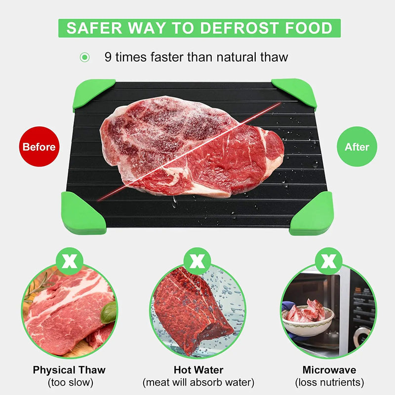 Tábua Mágica para Descongelamento de Alimentos: Descongele até 9x Mais Rápido! 🥩✨