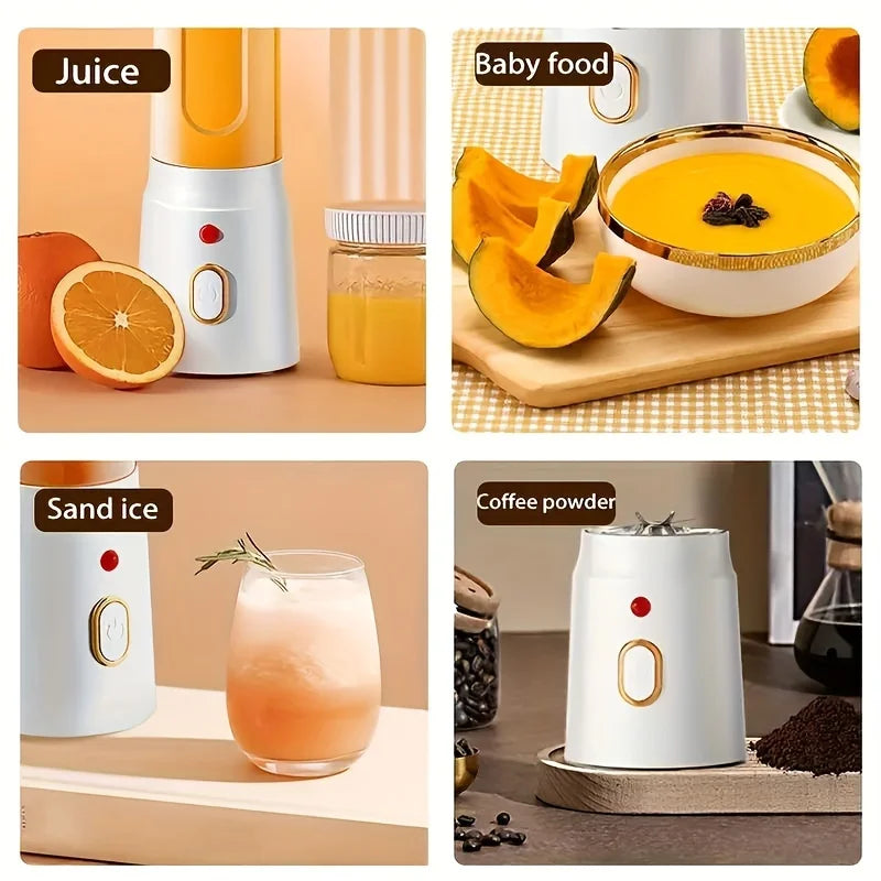 Mixer - Liquidificador Portátil - Faça Sucos, Vitaminas, Smothies e Mais Diversas Opções Onde Você Quiser!